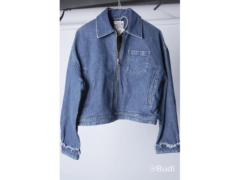 Jacka - Baum Und Pferdgarten Bernice River Blue Denim Jacket storlek 34