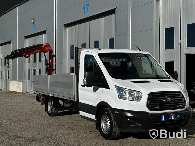 Lättlastbil Kranbil Ford Transit 350 L3 FWD Trend A | Palfinger PC2700A. Export
