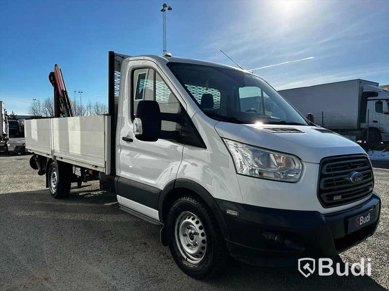 Lättlastbil Kranbil Ford Transit 350 L3 FWD Trend A | Palfinger PC2700A. Export