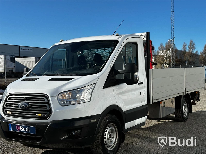 Lättlastbil Kranbil Ford Transit 350 L3 FWD Trend A | Palfinger PC2700A. Export