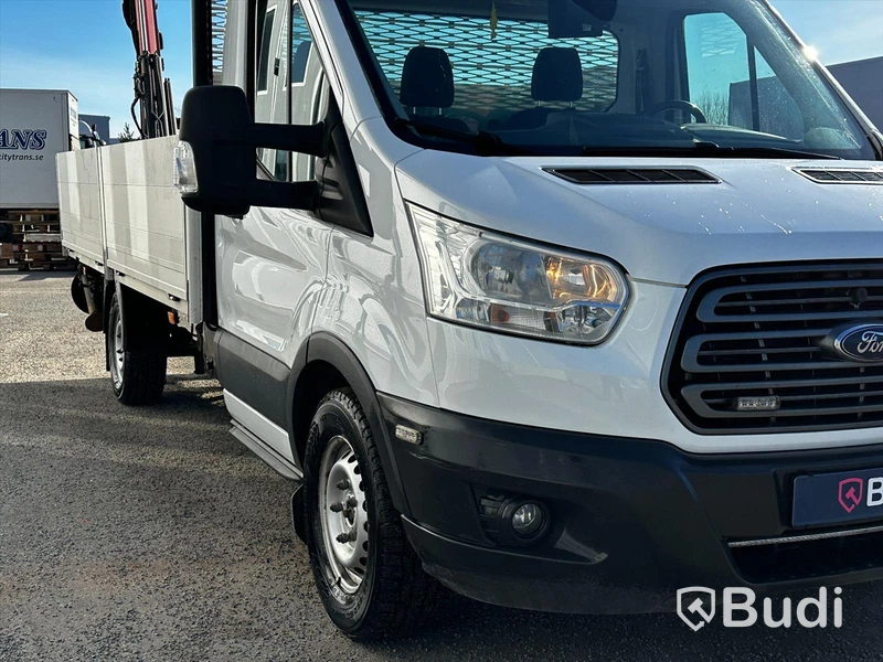 Lättlastbil Kranbil Ford Transit 350 L3 FWD Trend A | Palfinger PC2700A. Export
