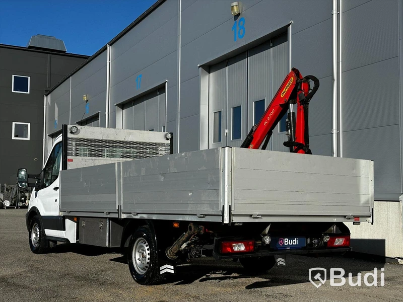 Lättlastbil Kranbil Ford Transit 350 L3 FWD Trend A | Palfinger PC2700A. Export
