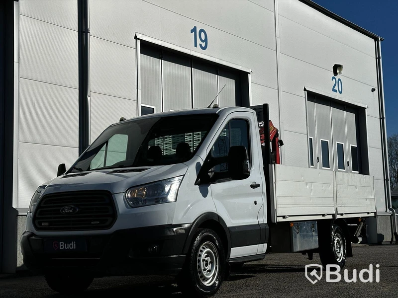 Lättlastbil Kranbil Ford Transit 350 L3 FWD Trend A | Palfinger PC2700A. Export