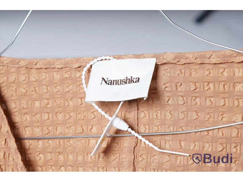Blus - Nanushka Waffle Texture Bell Sleeves Blouse Storlek S