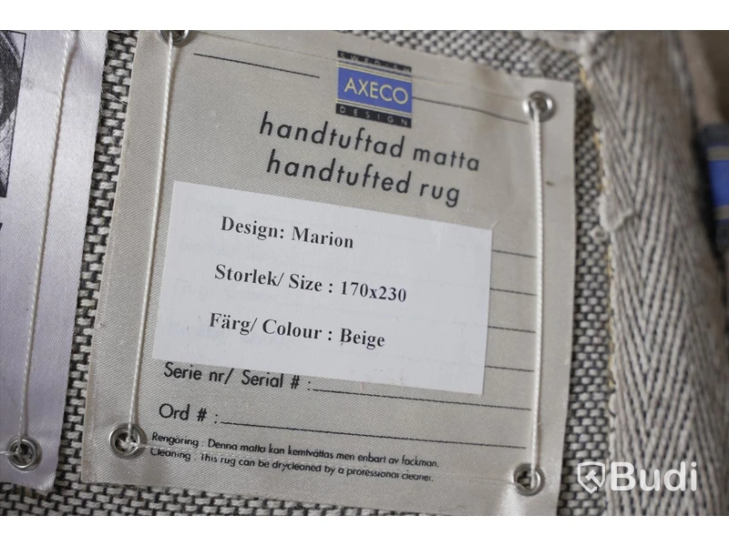 Matta, Axeco, Handtuftad Marion beige 170x230