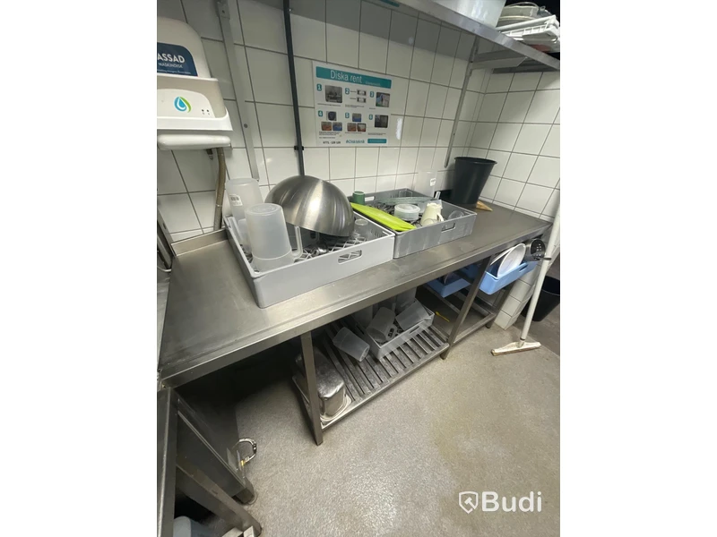 Rostfri Inmatningsbänk