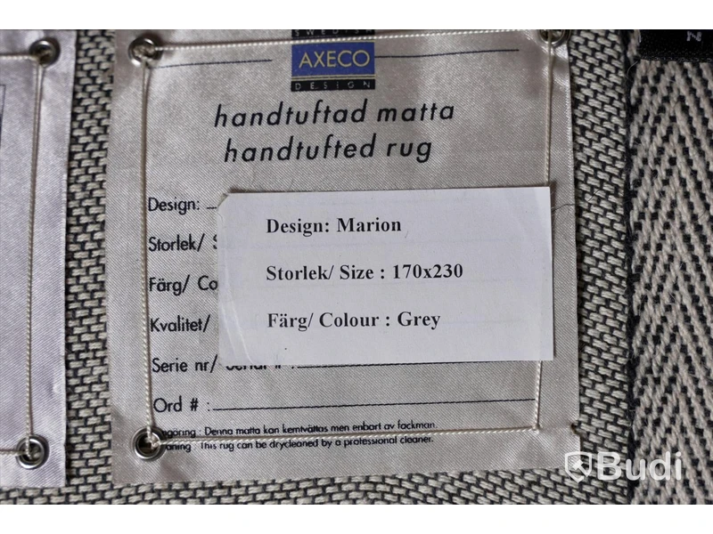 Matta, Axeco, Handtuftad Marion Grey 170x230