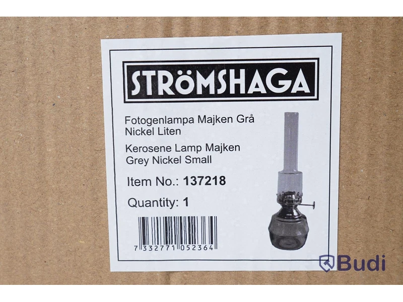 Fotogenlampa 5 st - Strömshaga Majken Grå Nickel Liten