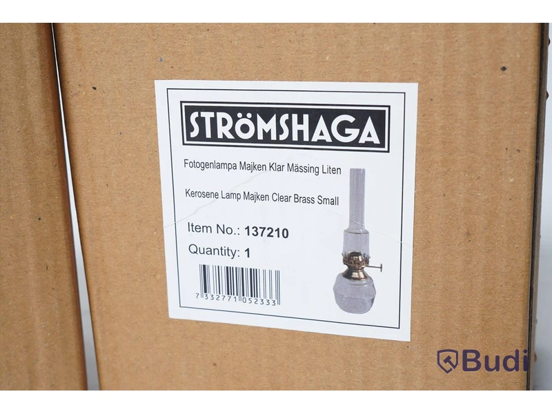 Fotogenlampa 3 st - Strömshaga Majken Klar Mässing Liten