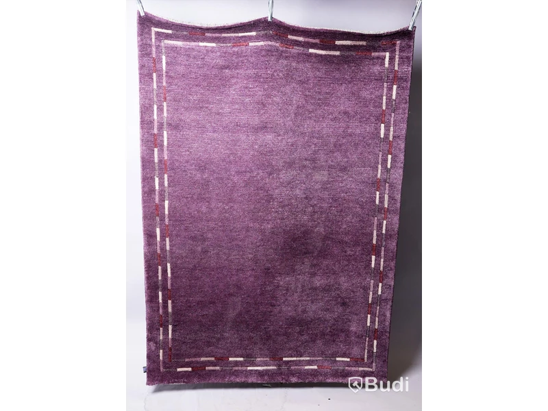 Matta - Axeco Handknuten Lines Mauve 140x200