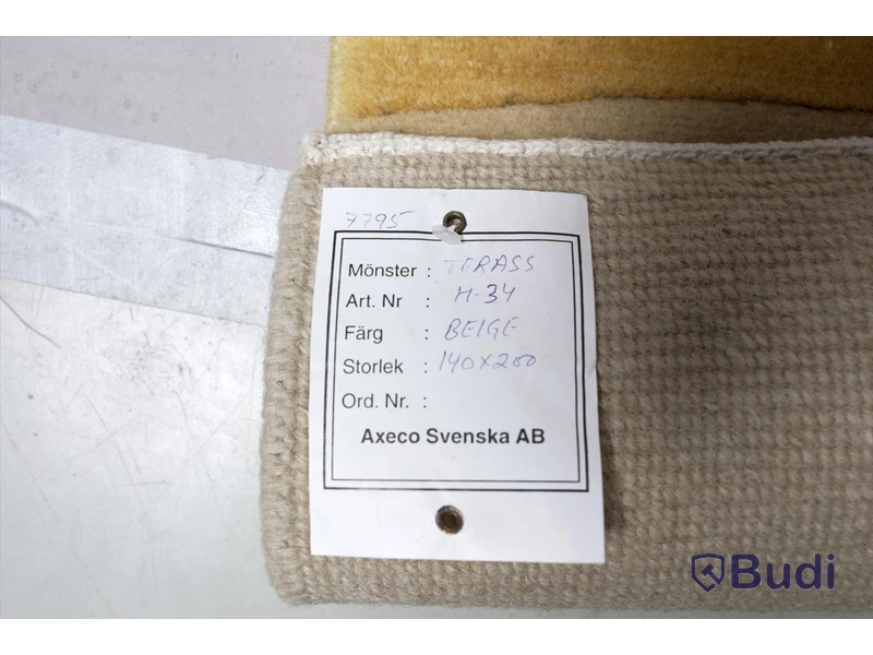 Matta - Axeco Handknuten Terass Beige 140x200