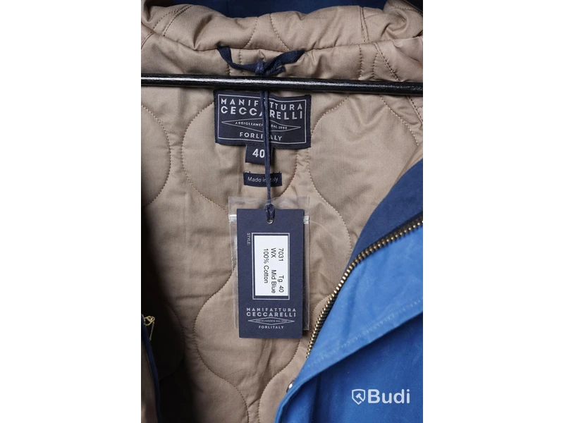 Jacka - Manifattur Aceccarelli, Fisherman Parka 7031-WX, strl 40. Nypris 9,500:-