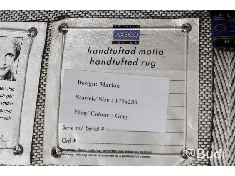 Matta - Axeco Handtuftad Marion Grey 170x230