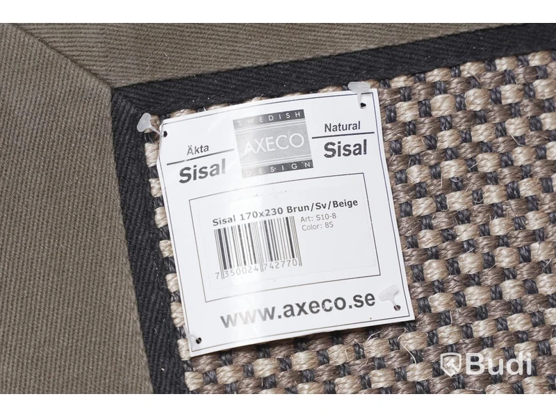 Matta - Axeco Äkta Sisal brun/sv/beige 170x230