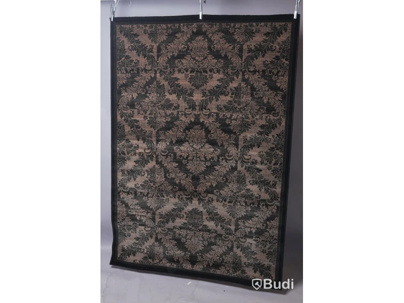 Matta - brun/svart ull 160x230