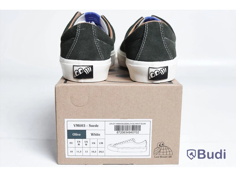 Sneakers - Last Resort, VM003 (Olive White) Suede - strl 45. Nypris 799:-