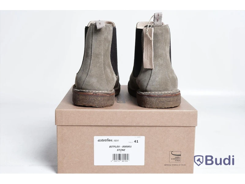 Kängor - Astorflex, Bitflex Chelsea Boot (Stone) Suede - strl 41. Nypris ca 2,415:-