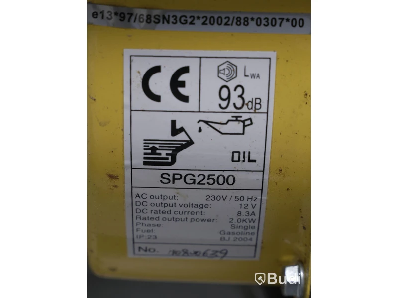 Generator FIRMAN SPG2500 Obs! Defekt, saknar snöre.