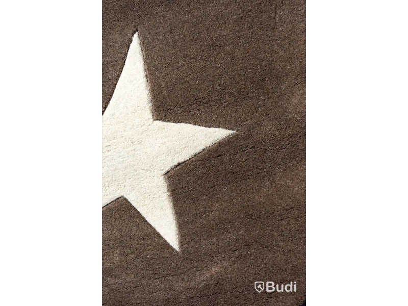 Matta - Handtuftad Star Beige 90xØ