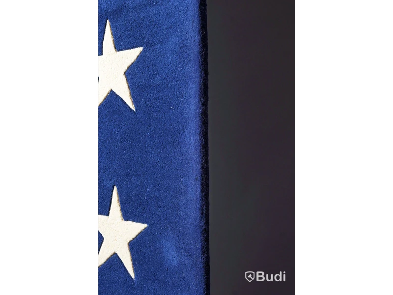 Matta - Handtuftad Star Blue 80x250