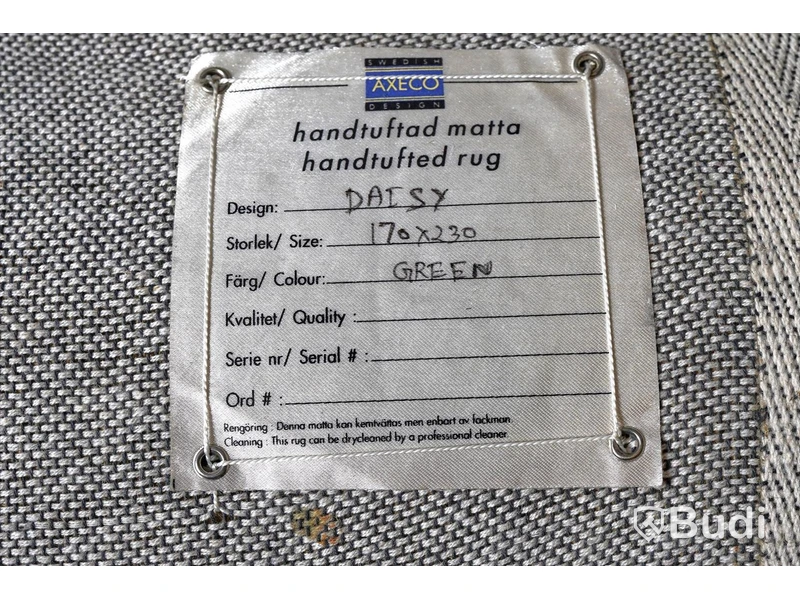 Matta - Axeco Handtuftad Daisy Green 170x230