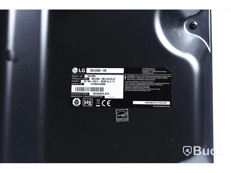 Videovägg LG 55" - 55LV35A-5B, OBS utan fjärrkontroll.