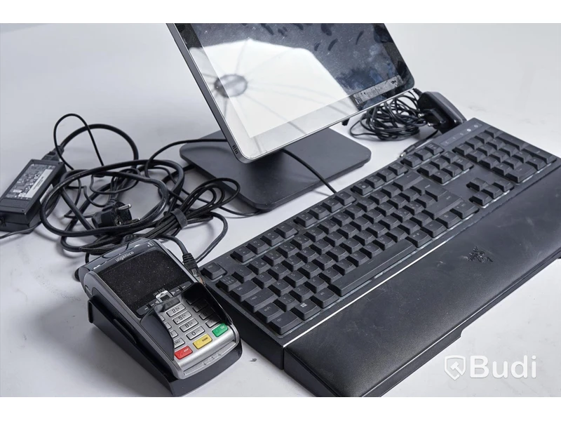 Kassasystem - Elo Skräm, Ingenico Korterminal, Keyboard + Div. Kablar