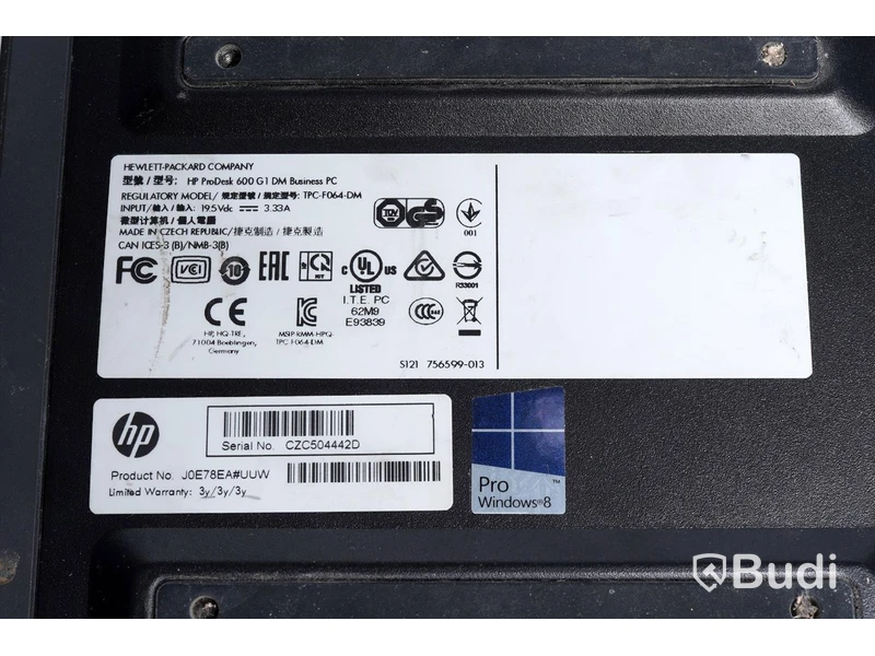 Dator - HP Prodesk 600 G1 DM OBS! Saknar operativsystem, saknar strömkabel.