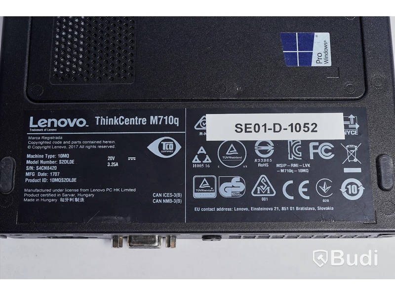 Dator - Lenovo Thinkcentre M710q OBS! Saknar strömkabel.