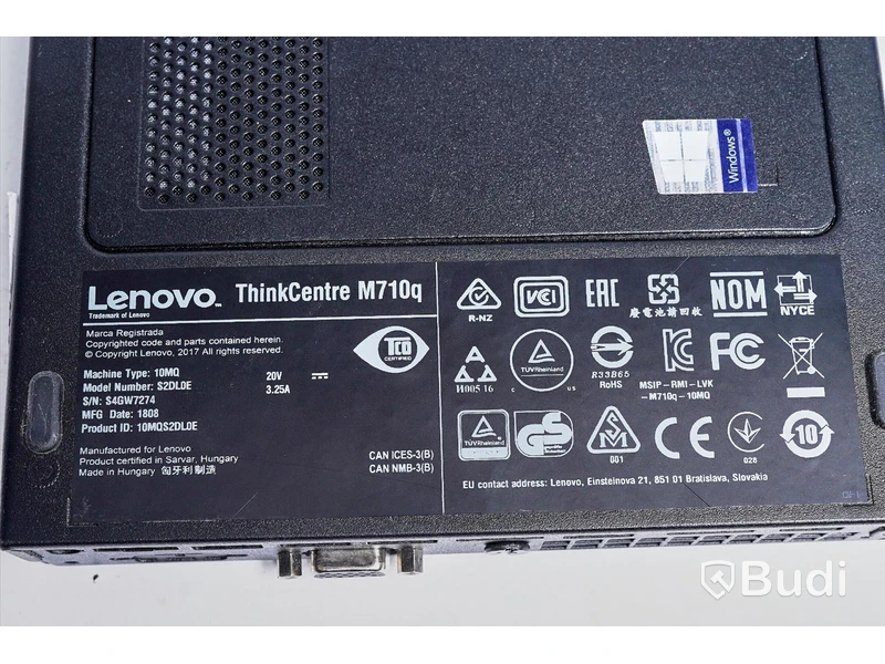 Dator - Lenovo Thinkcentre M710q OBS! Saknar strömkabel.