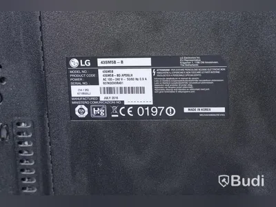 TV – LG 43SM5B-B, 43 tum, inkl. strömkabel och väggfäste.