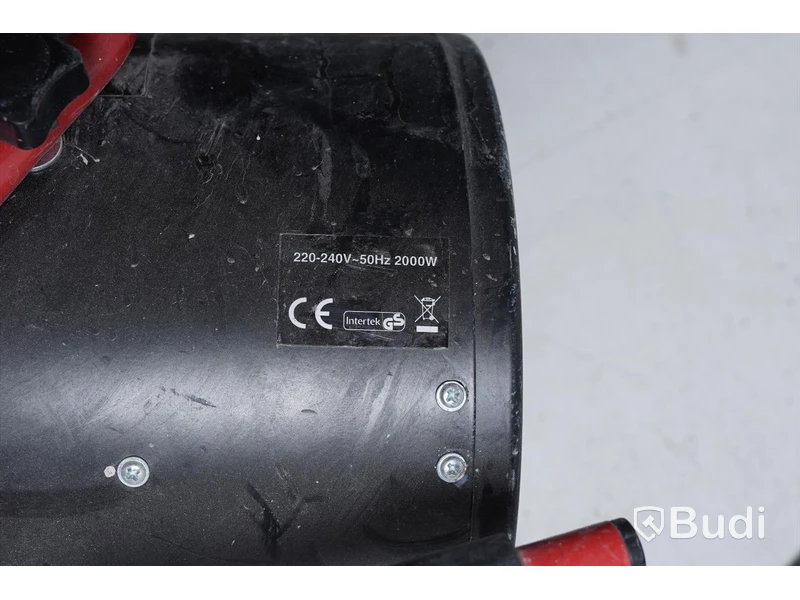 Värmefläktar 2 st - Elkrav Pro 2000W svart, Anslut Fan Heater IP20.