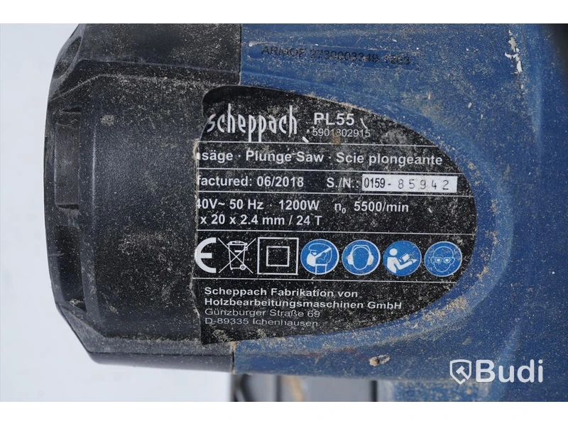 Cirkelsåg - Scheppach PL55 Plunge Saw
