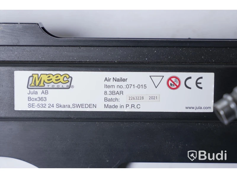 Tryckluftsdriven spikpistol - Meec Tools FN3490
