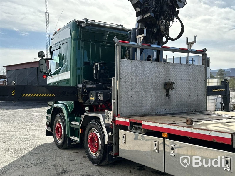 Lastbil Scania R490LB8X2-6 HNB Kranbil / Bodbil Hiab 858 E-7 med jibb