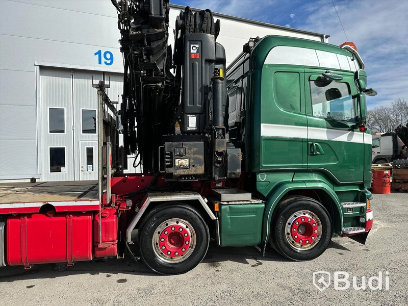 Lastbil Scania R490LB8X2-6 HNB Kranbil / Bodbil Hiab 858 E-7 med jibb