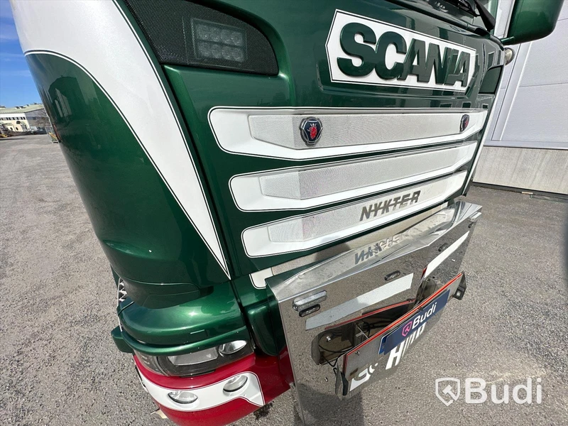 Lastbil Scania R490LB8X2-6 HNB Kranbil / Bodbil Hiab 858 E-7 med jibb
