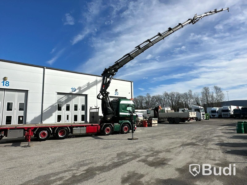 Lastbil Scania R490LB8X2-6 HNB Kranbil / Bodbil Hiab 858 E-7 med jibb