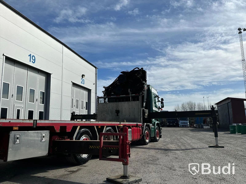 Lastbil Scania R490LB8X2-6 HNB Kranbil / Bodbil Hiab 858 E-7 med jibb
