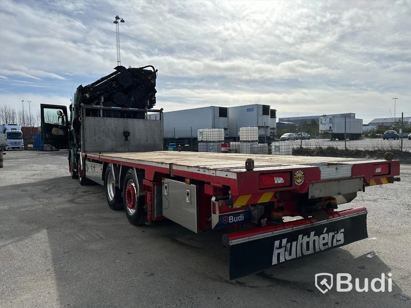 Lastbil Scania R490LB8X2-6 HNB Kranbil / Bodbil Hiab 858 E-7 med jibb