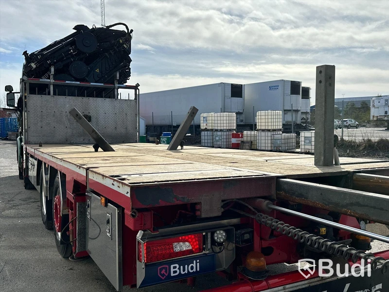 Lastbil Scania R490LB8X2-6 HNB Kranbil / Bodbil Hiab 858 E-7 med jibb