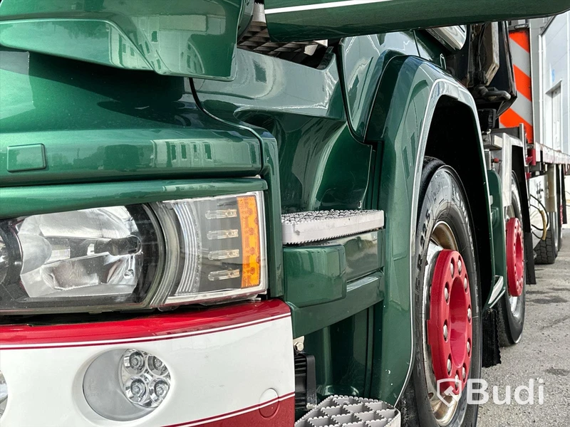 Lastbil Scania R490LB8X2-6 HNB Kranbil / Bodbil Hiab 858 E-7 med jibb