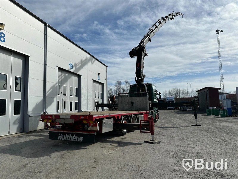 Lastbil Scania R490LB8X2-6 HNB Kranbil / Bodbil Hiab 858 E-7 med jibb