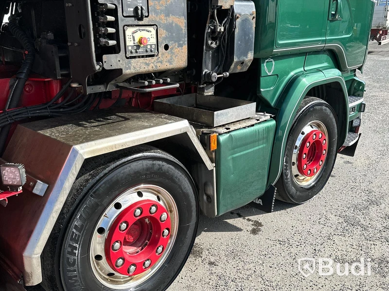 Lastbil Scania R490LB8X2-6 HNB Kranbil / Bodbil Hiab 858 E-7 med jibb