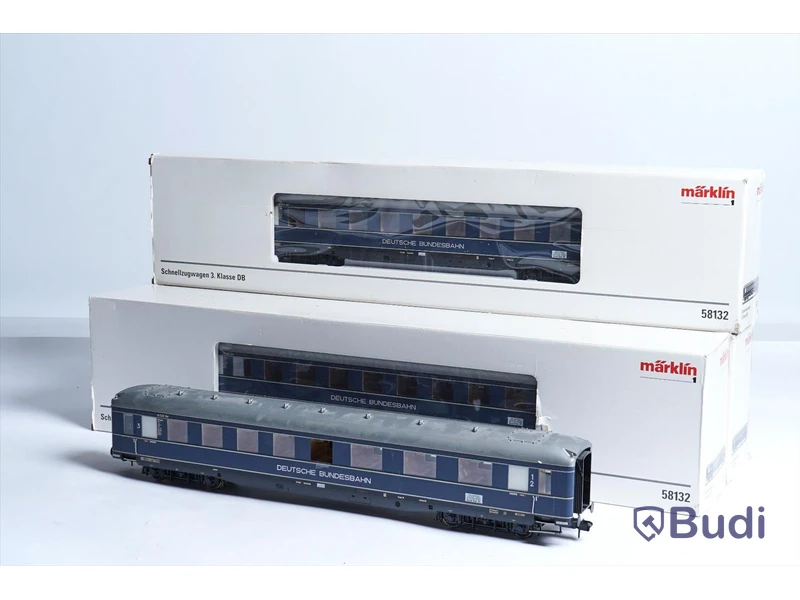 Märklin tåg - Vagnset med 3 st personvagnar - (Article Nr - 58132), Skala 1
