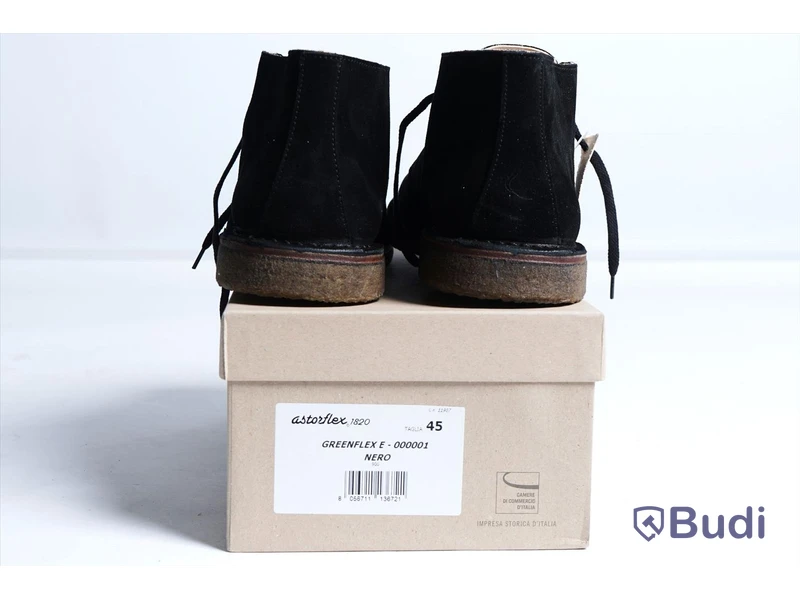 Kängor - Astorflex, Greenflex Desert Boot (Black) Suede - stl 45. Nypris ca 1899 kr