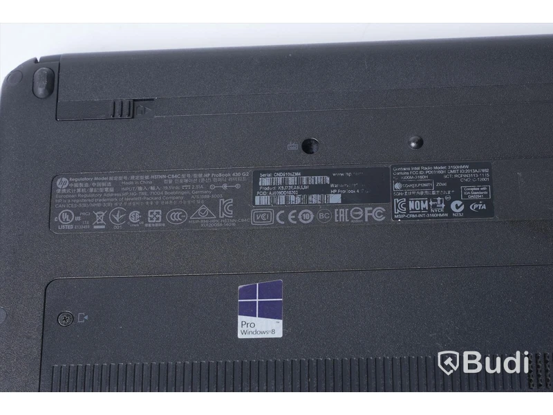Bärbar dator – HP ProBook 430 G2, inkl laddare OBS! rensad, inget OS