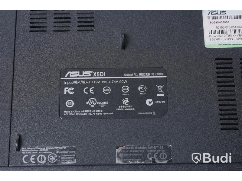 Bärbar dator – Asus X5DI OBS! rensad, inget OS, saknar strömsladd