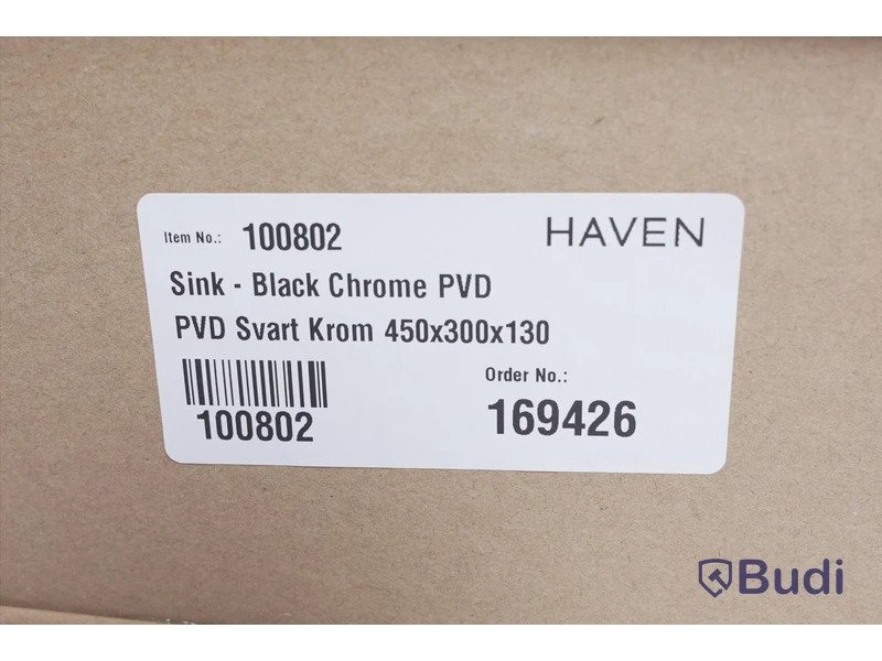 Diskho - Haven Black Chrome PVD. Nypris 10000 kr
