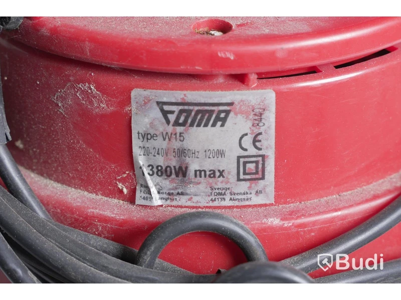 Foma Centraldammsugare W15 - 1380 W